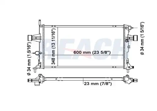 воден радиатор REACH 1.40.14308.523
