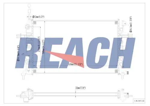 воден радиатор REACH 1.40.15657.122