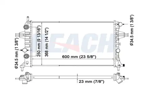 воден радиатор REACH 1.40.15657.523