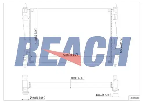 воден радиатор REACH 1.40.20076.534