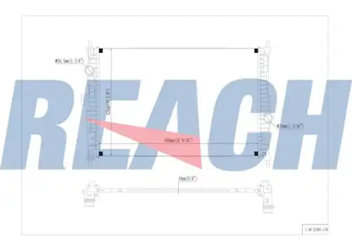 воден радиатор REACH 1.40.21483.116