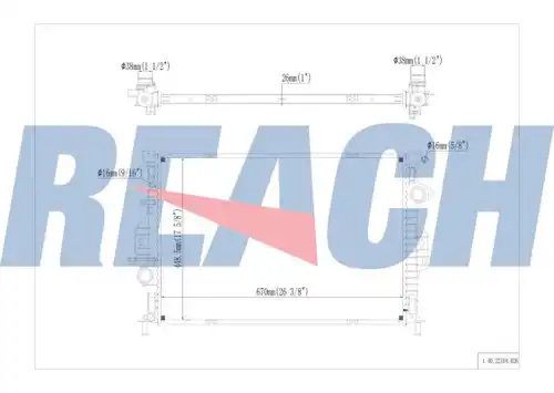 воден радиатор REACH 1.40.22104.026