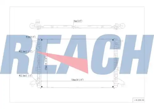 воден радиатор REACH 1.40.22205.016