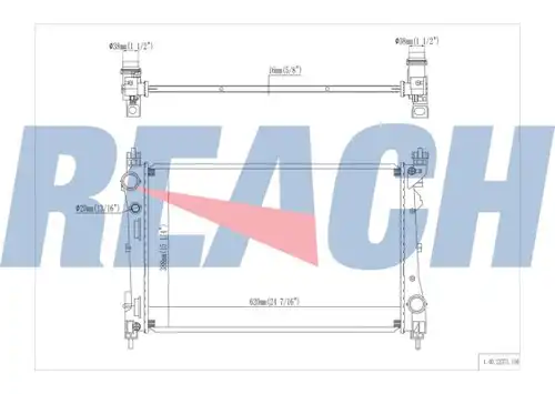 воден радиатор REACH 1.40.22371.116