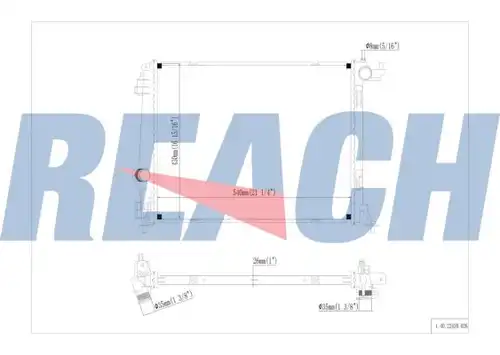 воден радиатор REACH 1.40.22420.026