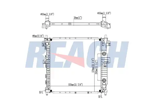 воден радиатор REACH 1.40.22701.126