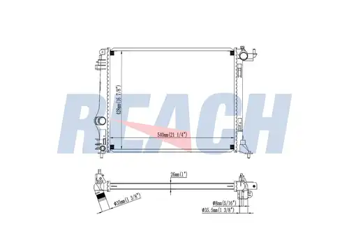 воден радиатор REACH 1.40.22855.126