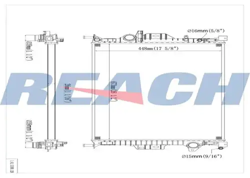 воден радиатор REACH 1.41.13180.126