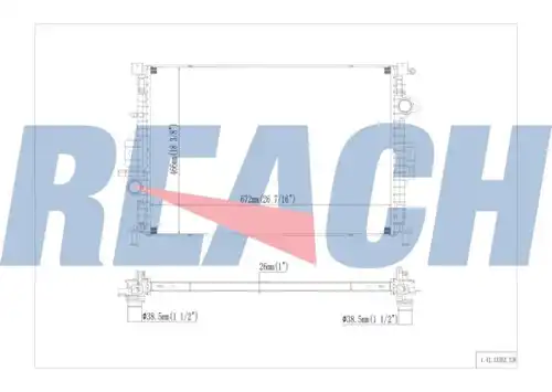 воден радиатор REACH 1.41.13352.126