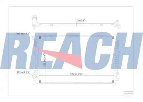 воден радиатор REACH 1.41.13517.022