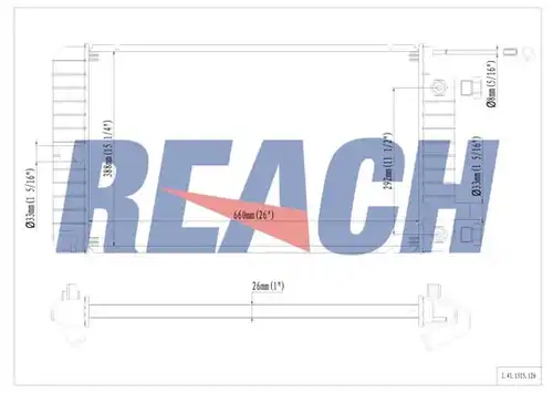 воден радиатор REACH 1.41.1515.126