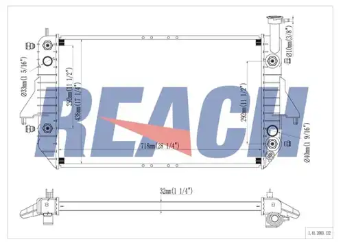 воден радиатор REACH 1.41.2003.132