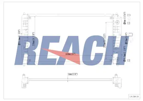 воден радиатор REACH 1.41.2264.116