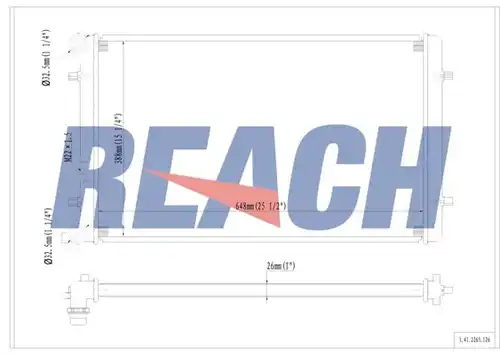 воден радиатор REACH 1.41.2265.126