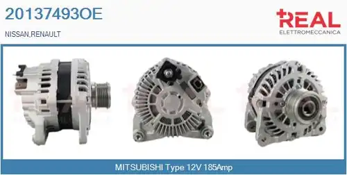 генератор REAL 20137493OE