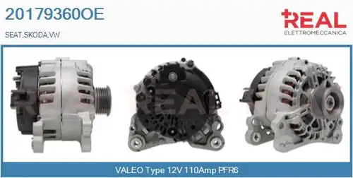 генератор REAL 20179360OE