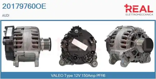 генератор REAL 20179760OE