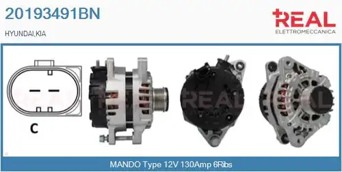 генератор REAL 20193491BN