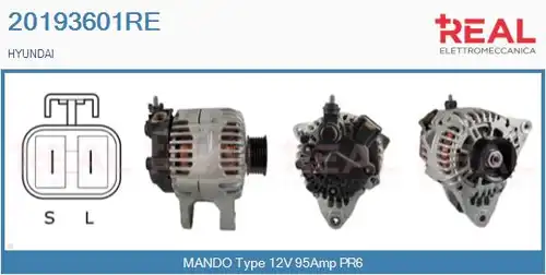 генератор REAL 20193601RE