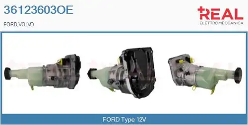 хидравлична помпа, кормилно управление REAL 36123603OE