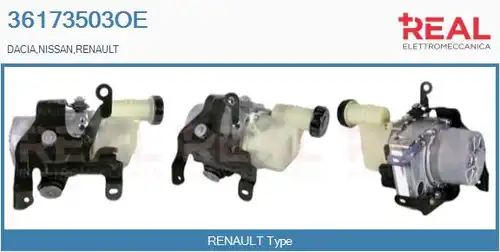хидравлична помпа, кормилно управление REAL 36173503OE
