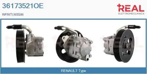 хидравлична помпа, кормилно управление REAL 36173521OE