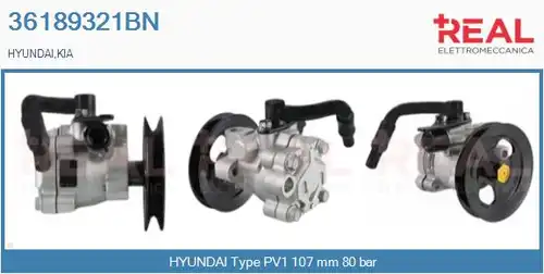 хидравлична помпа, кормилно управление REAL 36189321BN