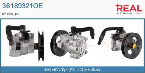 хидравлична помпа, кормилно управление REAL 36189321OE