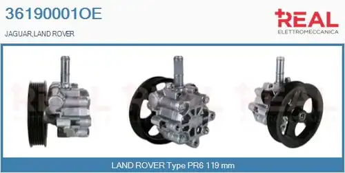 хидравлична помпа, кормилно управление REAL 36190001OE
