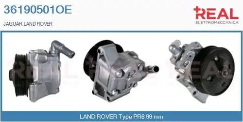 хидравлична помпа, кормилно управление REAL 36190501OE