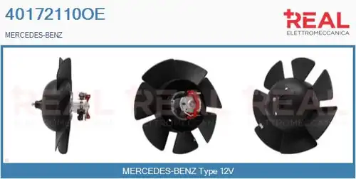 вентилатор вътрешно пространство REAL 40172110OE