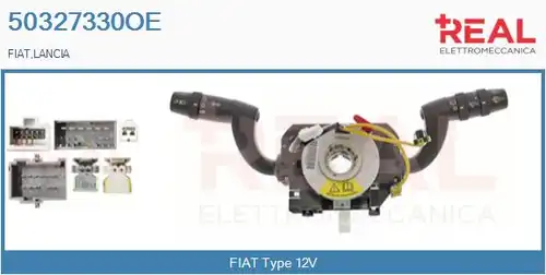 превключвател на кормилната колона REAL 50327330OE