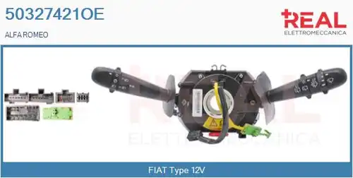 превключвател на кормилната колона REAL 50327421OE