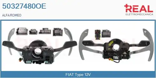 превключвател на кормилната колона REAL 50327480OE