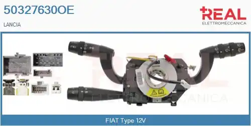 превключвател на кормилната колона REAL 50327630OE