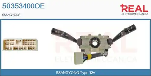 превключвател на кормилната колона REAL 50353400OE