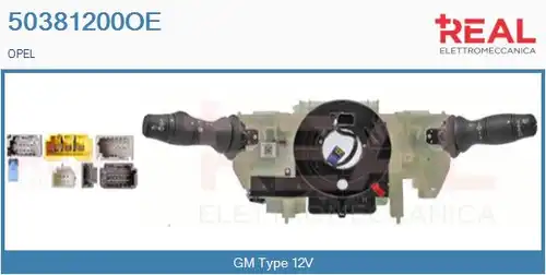 превключвател на кормилната колона REAL 50381200OE
