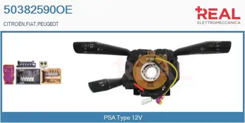 превключвател на кормилната колона REAL 50382590OE