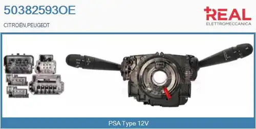 превключвател на кормилната колона REAL 50382593OE