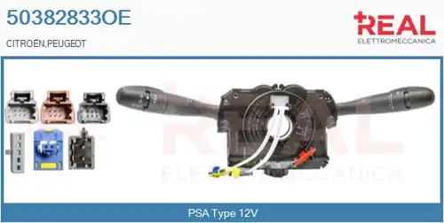 превключвател на кормилната колона REAL 50382833OE
