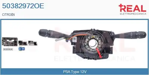 превключвател на кормилната колона REAL 50382972OE