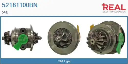 Картридж, турбокомпресор REAL 52181100BN