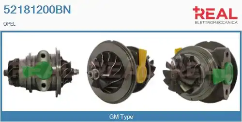 Картридж, турбокомпресор REAL 52181200BN