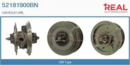Картридж, турбокомпресор REAL 52181900BN
