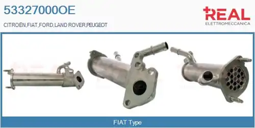 Охладител, ЕГР система REAL 53327000OE