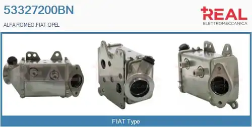 Охладител, ЕГР система REAL 53327200BN