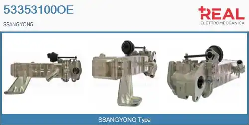 Охладител, ЕГР система REAL 53353100OE