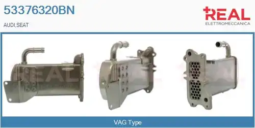 Охладител, ЕГР система REAL 53376320BN