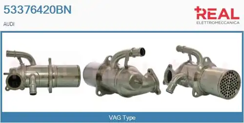 Охладител, ЕГР система REAL 53376420BN