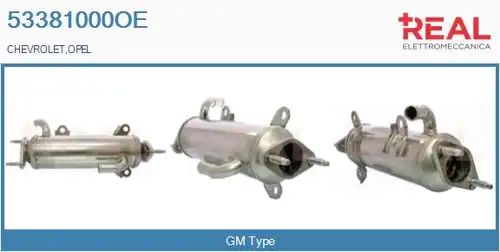 Охладител, ЕГР система REAL 53381000OE